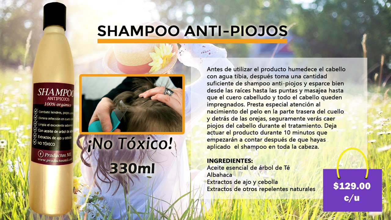 Shampoo Antipiojos en Monterrey