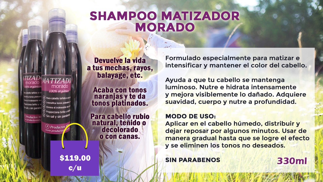 Shampoo Matizador Morado Violeta en Monterrey